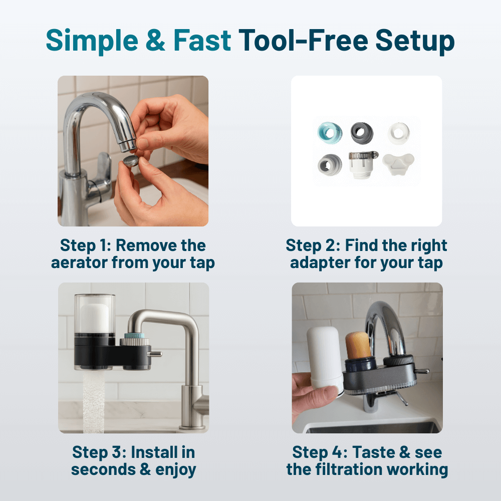 HomeaPure™ Tap Water Filter