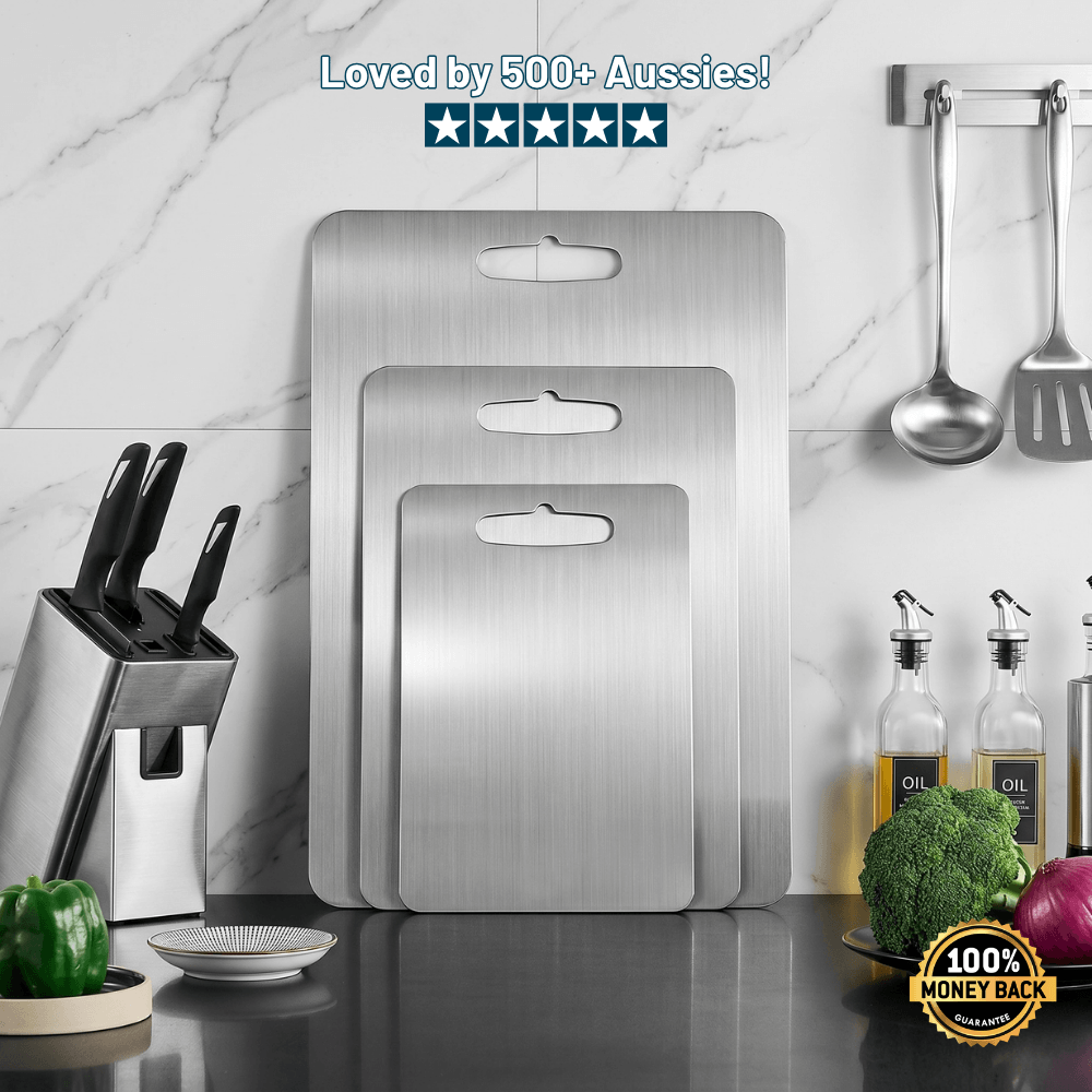 HomeaPure™ Ultra Thin Stainless Steel Chopping Board