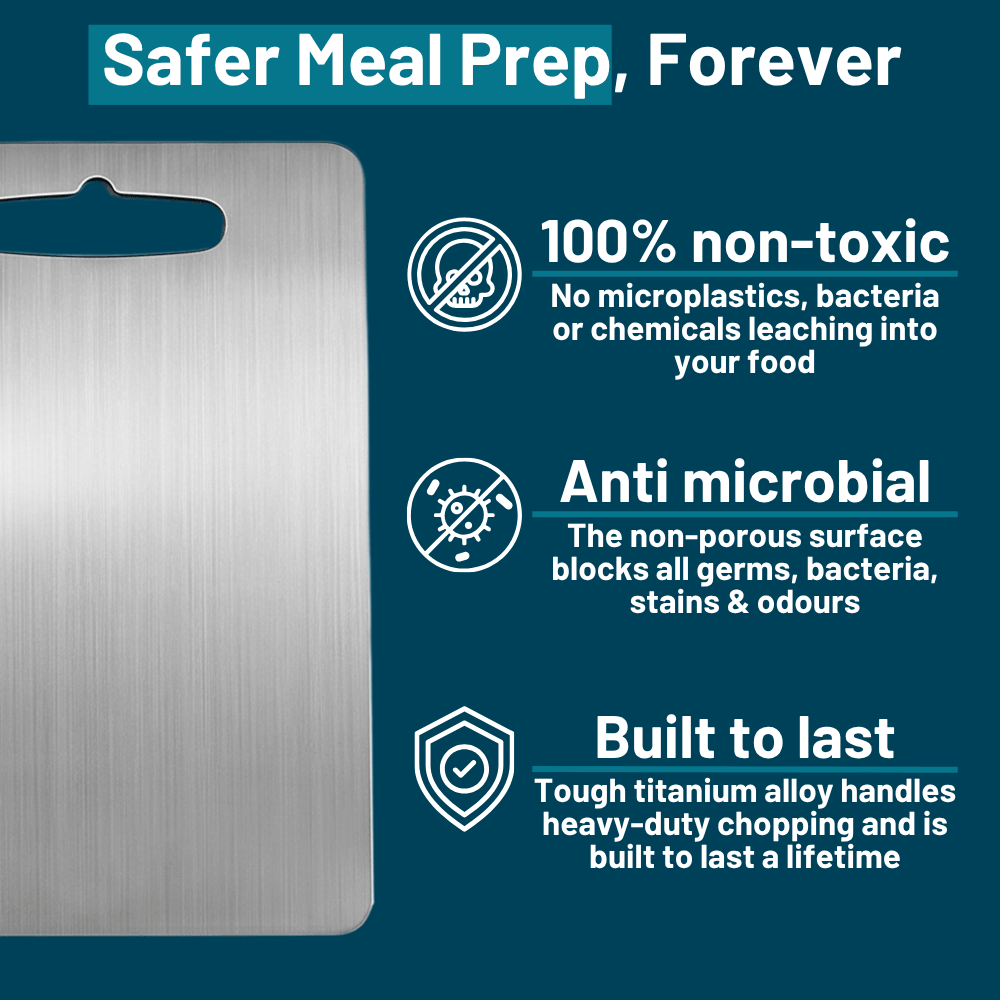 HomeaPure™ Ultra Thin Stainless Steel Chopping Board