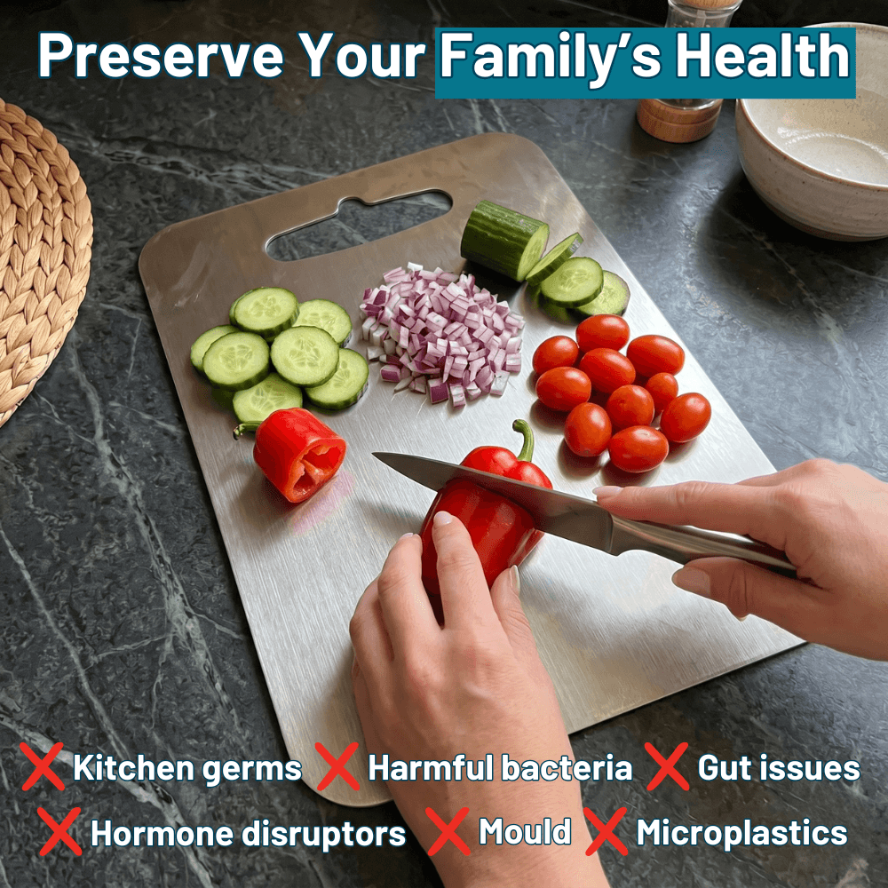 HomeaPure™ Ultra Thin Stainless Steel Chopping Board