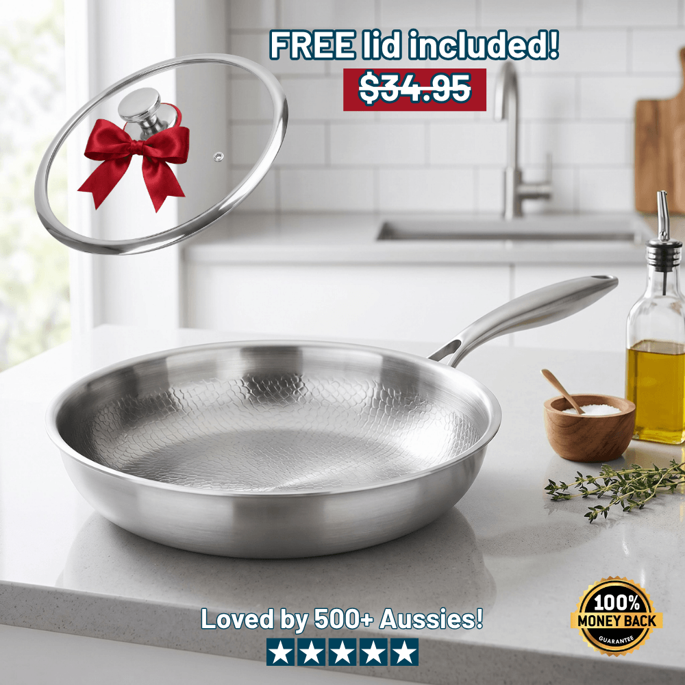 HomeaPure™ Titanium Hammered Pan Pro - 30cm