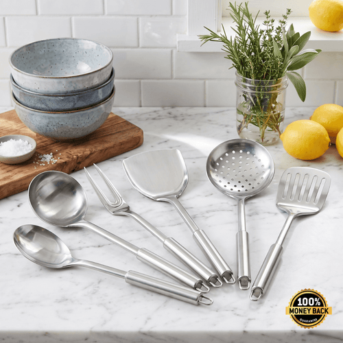 HomeaPure™ 6-Piece Stainless Steel Utensil Set