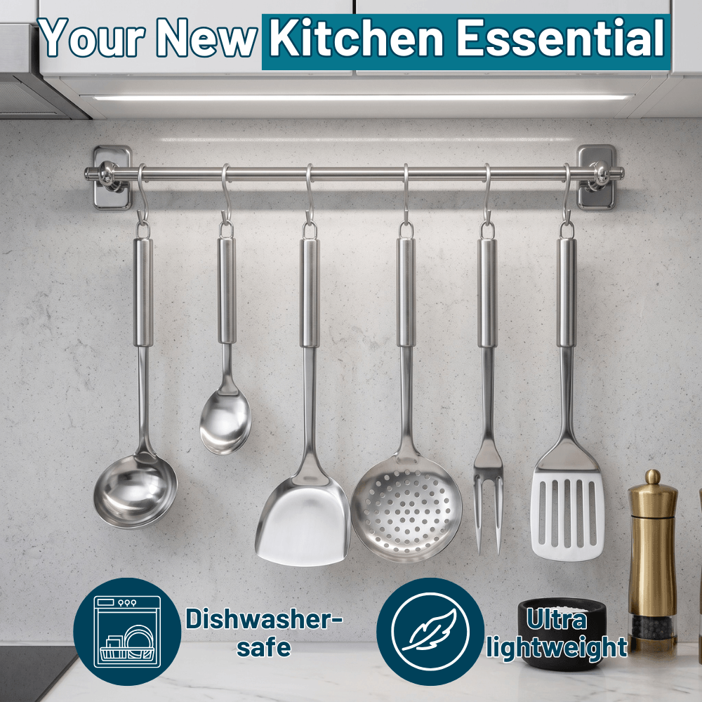 HomeaPure™ 6-Piece Stainless Steel Utensil Set